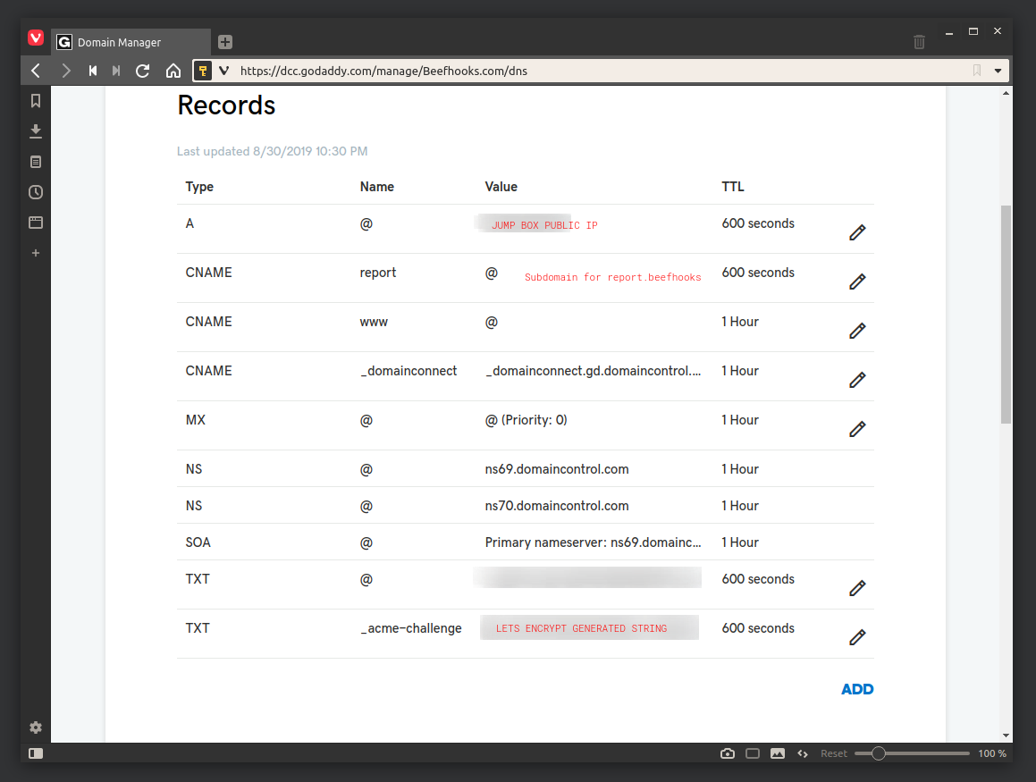 DNS Settings